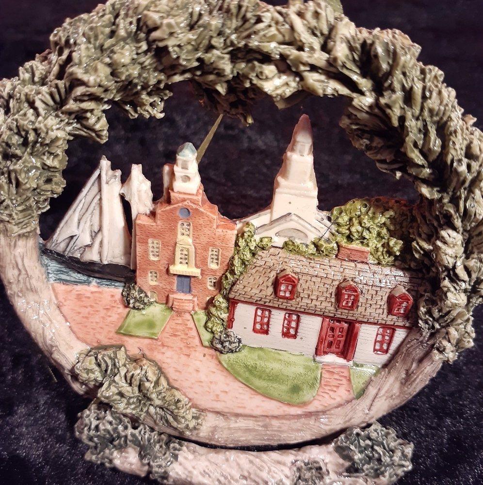 Hand crafted ornament of the Town of Weymouth,MA